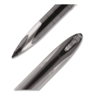 AIR Porous Rollerball Pen, Medium 0.7 mm, Black Ink/Barrel, Dozen