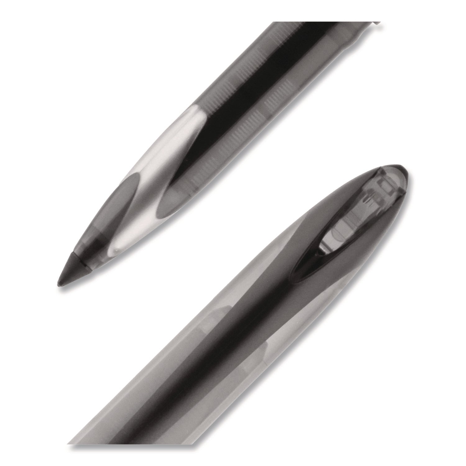 AIR Porous Rollerball Pen, Medium 0.7 mm, Black Ink/Barrel, Dozen