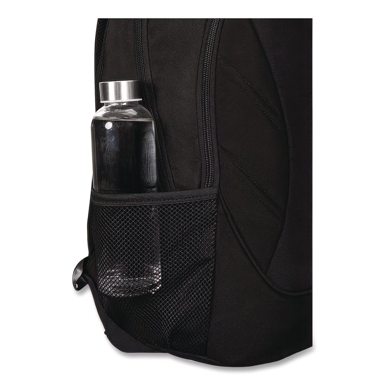 Ascend Backpack, Fits Devices Up to 16", Polyester, 12.5 x 7 x 18.6, Black