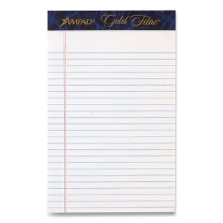TOPS Gold Fibre Med. Ruled Prem. Jr. Legal Pads, Sold as 1 Dozen, 12 Each per Dozen