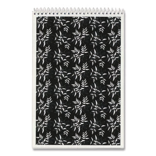 Fashion Steno Pad, Gregg Rule, Assorted Abstract Floral Headband Designs, 80 White 6 x 9 Sheets, 6/Pack