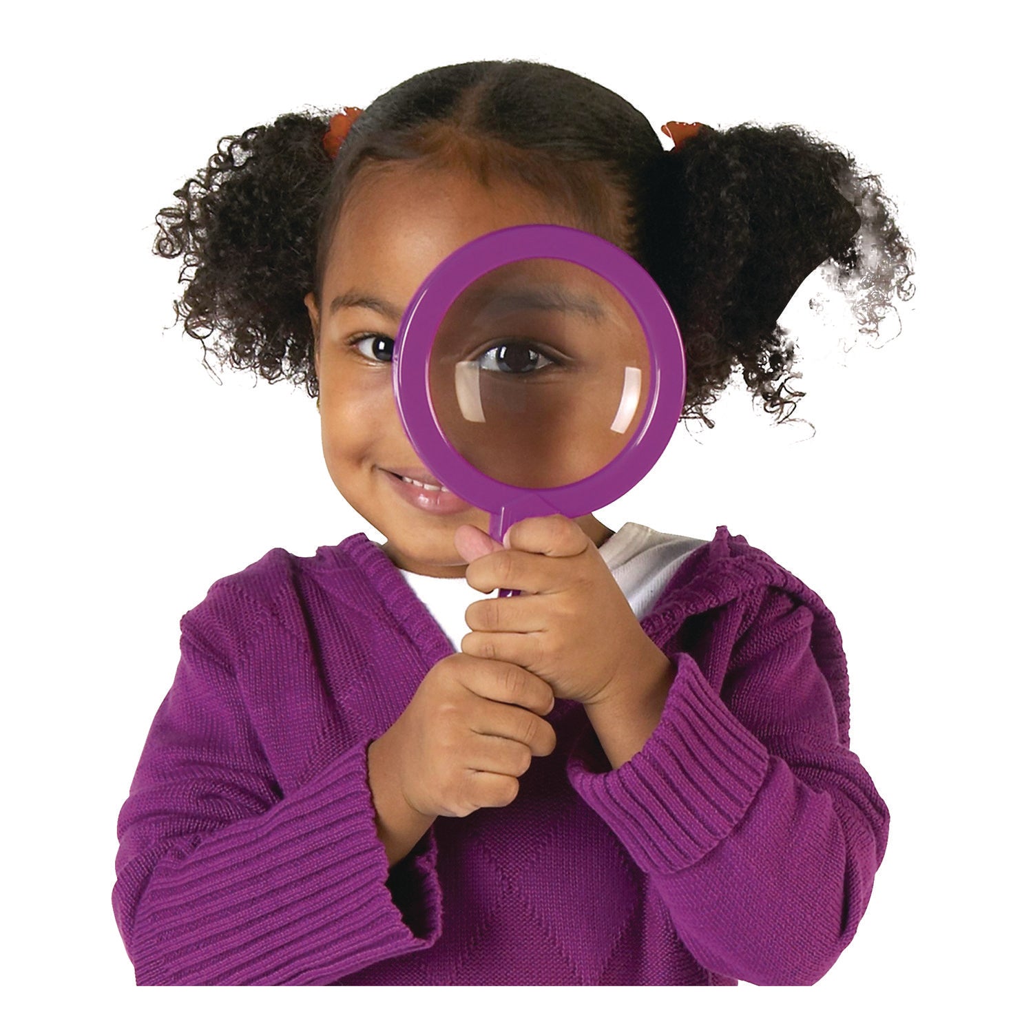 Learning Resources Primary Science Jumbo Magnifiers Set - Magnifying Area 4.50" Diameter - Overall Size 6.7" Height - Plastic Lens