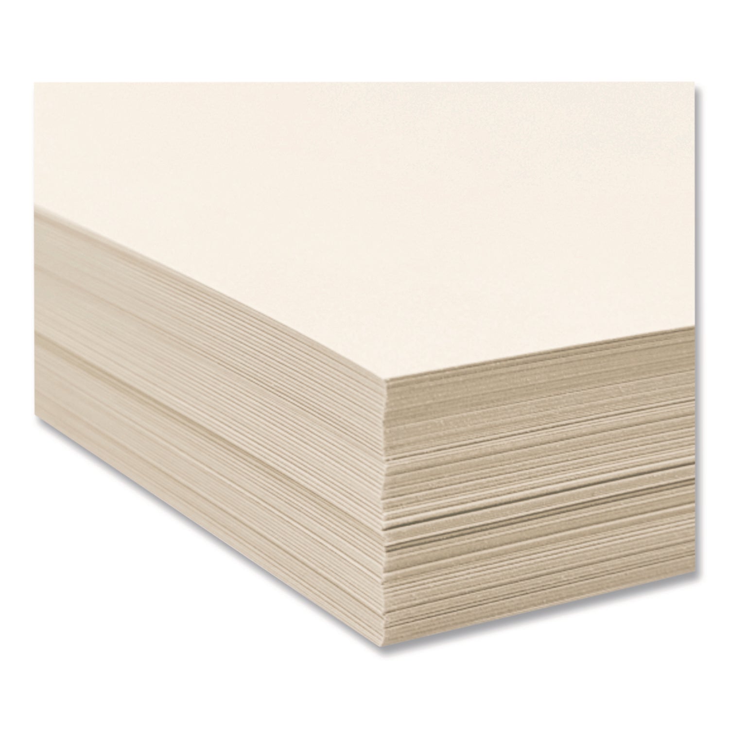 30% Recycled Colored Paper, 20 lb Bond Weight, 8.5 x 11, Ivory, 500/Ream
