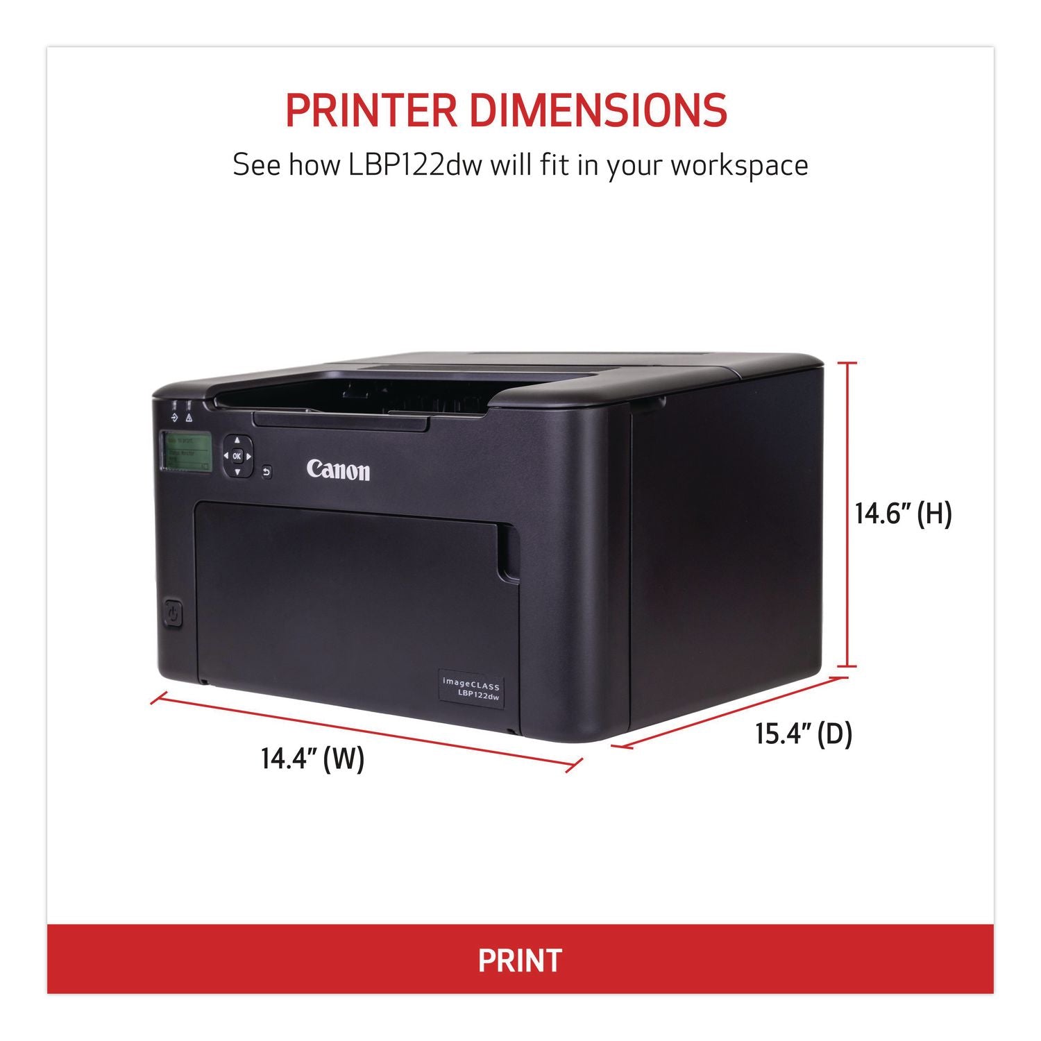 imageCLASS LBP122dw Wireless Laser Printer