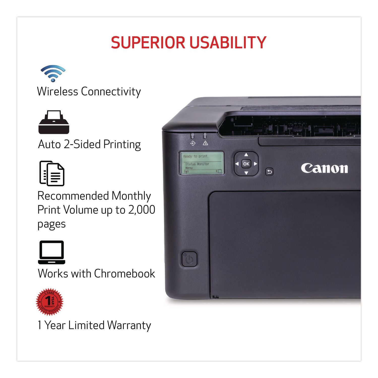 imageCLASS LBP122dw Wireless Laser Printer