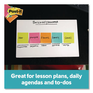 Dry Erase Sheets, 7 x 11.3, White Surface, 3/Pack