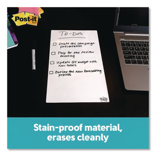Dry Erase Sheets, 7 x 11.3, White Surface, 3/Pack