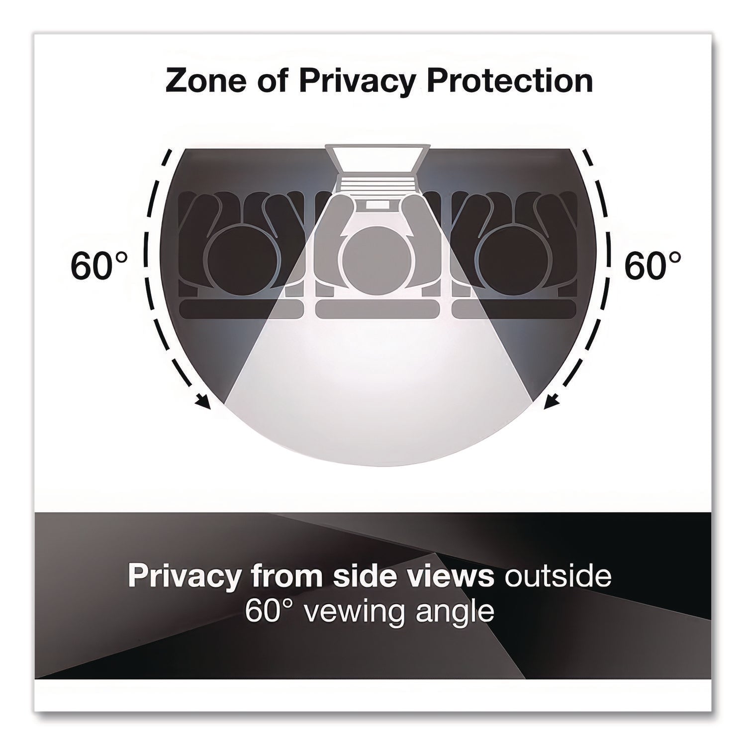 Frameless Blackout Privacy Filter for 27" Widescreen iMac, 16:9 Aspect Ratio