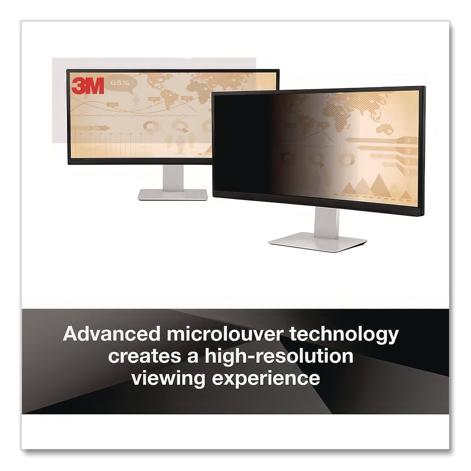Frameless Blackout Privacy Filter for 27" Widescreen iMac, 16:9 Aspect Ratio