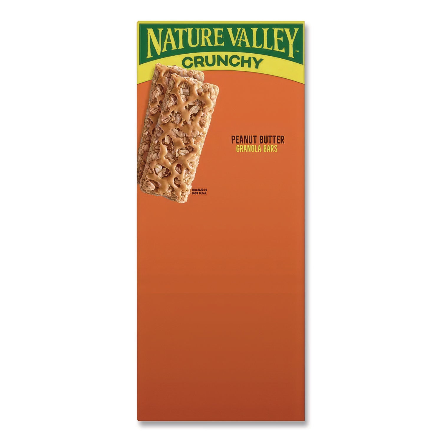 Granola Bars, Crunchy Peanut Butter, 1.5 oz Pouch, 28/Box