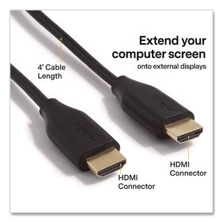 HDMI 4K Cable, 4 ft, Black