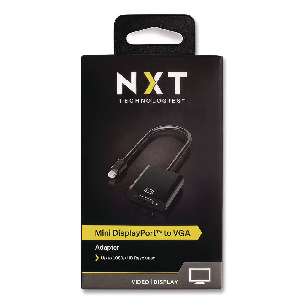 Mini DisplayPort to VGA Adapter, 6", Black