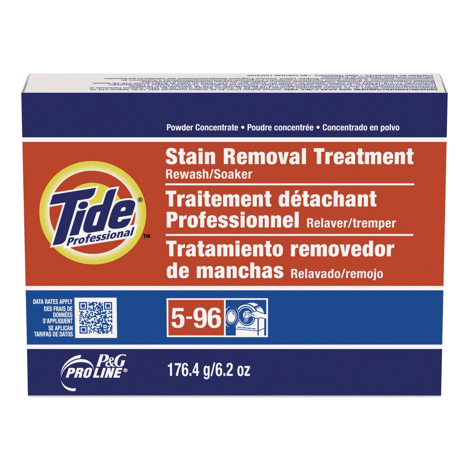 Stain Removal Treatment Powder, 7.6 oz Box, 14/Carton