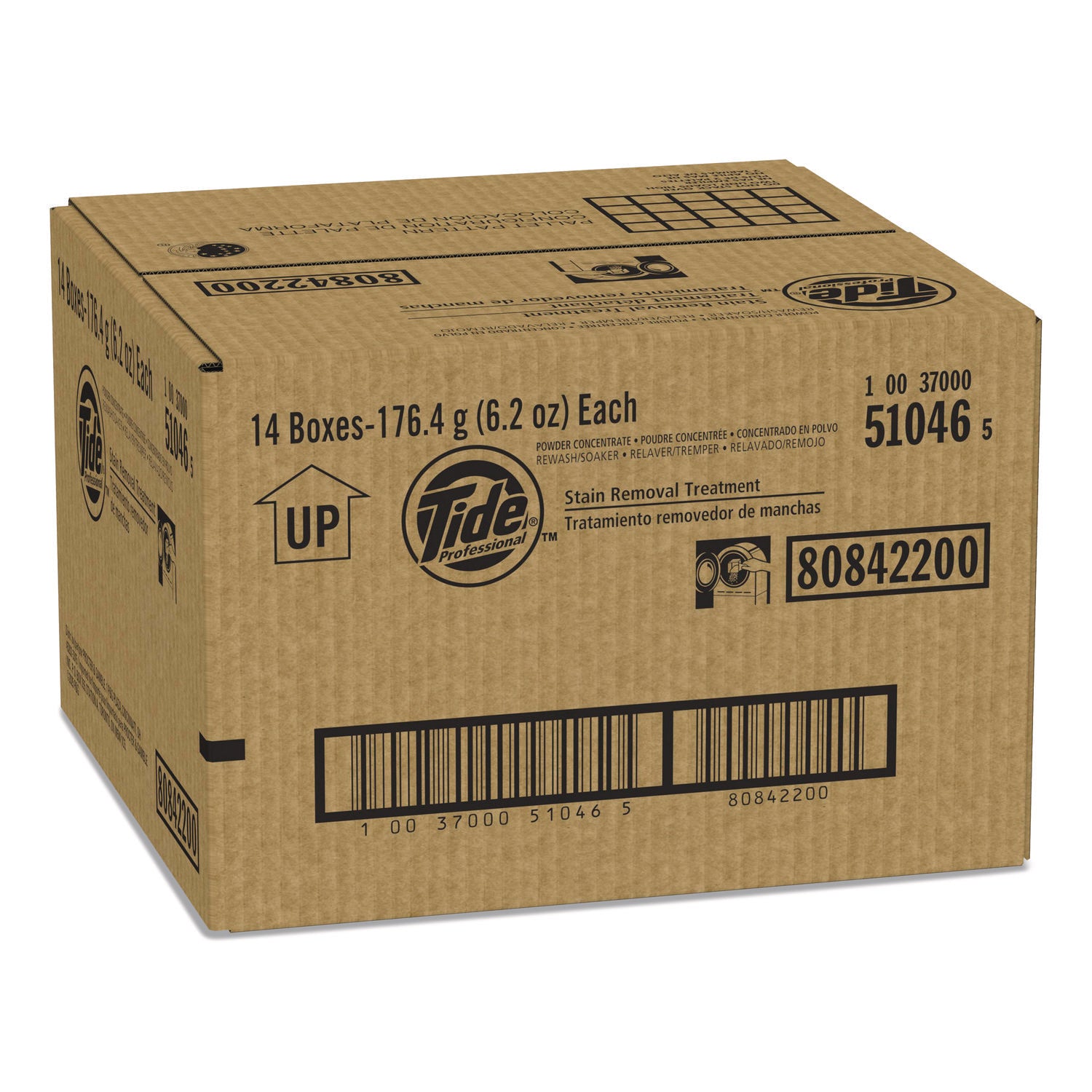 Stain Removal Treatment Powder, 7.6 oz Box, 14/Carton