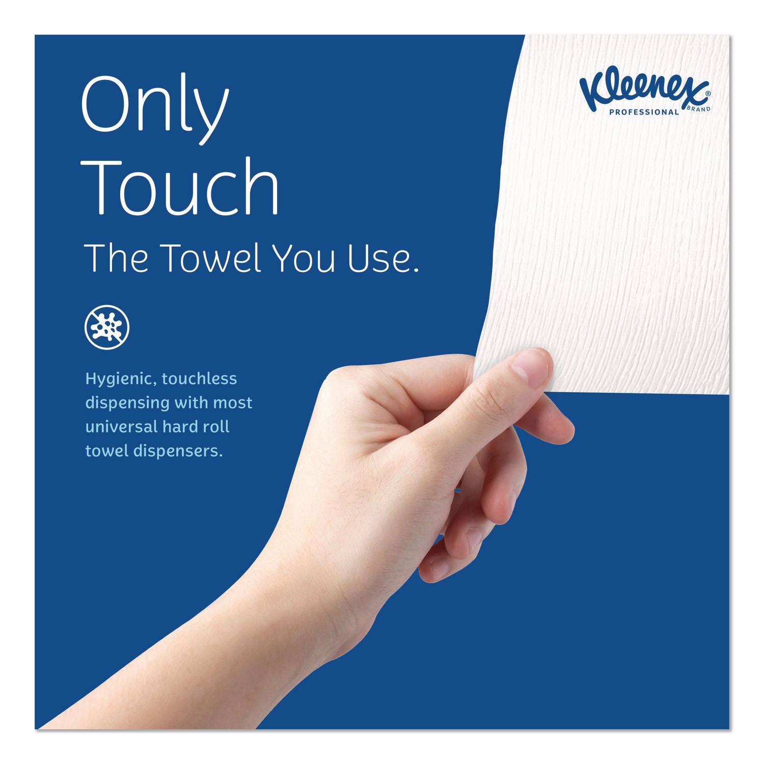 Hard Roll Paper Towels with Premium Absorbency Pockets, 1-Ply, 8" x 425 ft, 1.5" Core, White, 12 Rolls/Carton