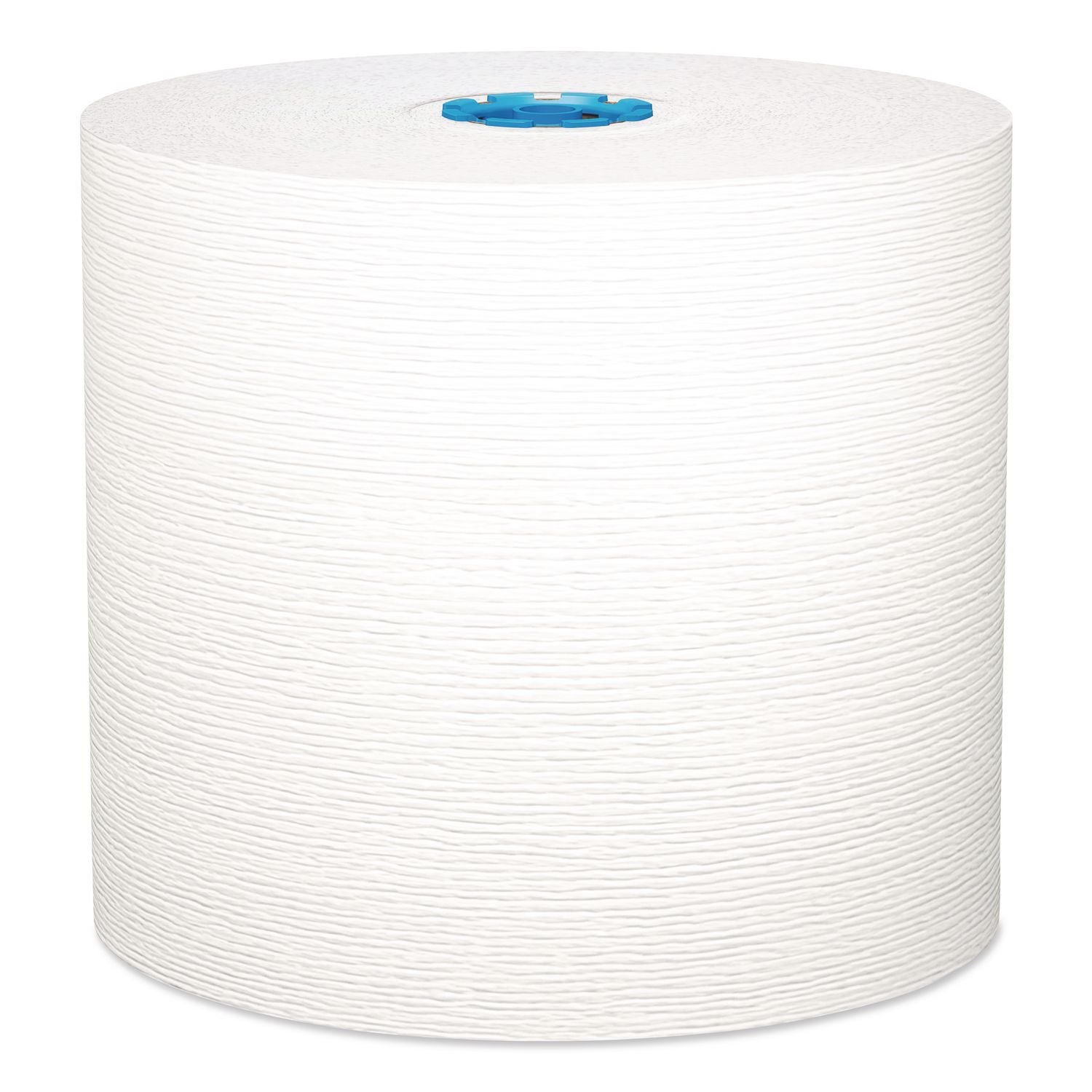 Hard Roll Paper Towels with Premium Absorbency Pockets with Colored Core, Blue Core, 1-Ply, 7.5" x 700 ft, White, 6 Rolls/CT