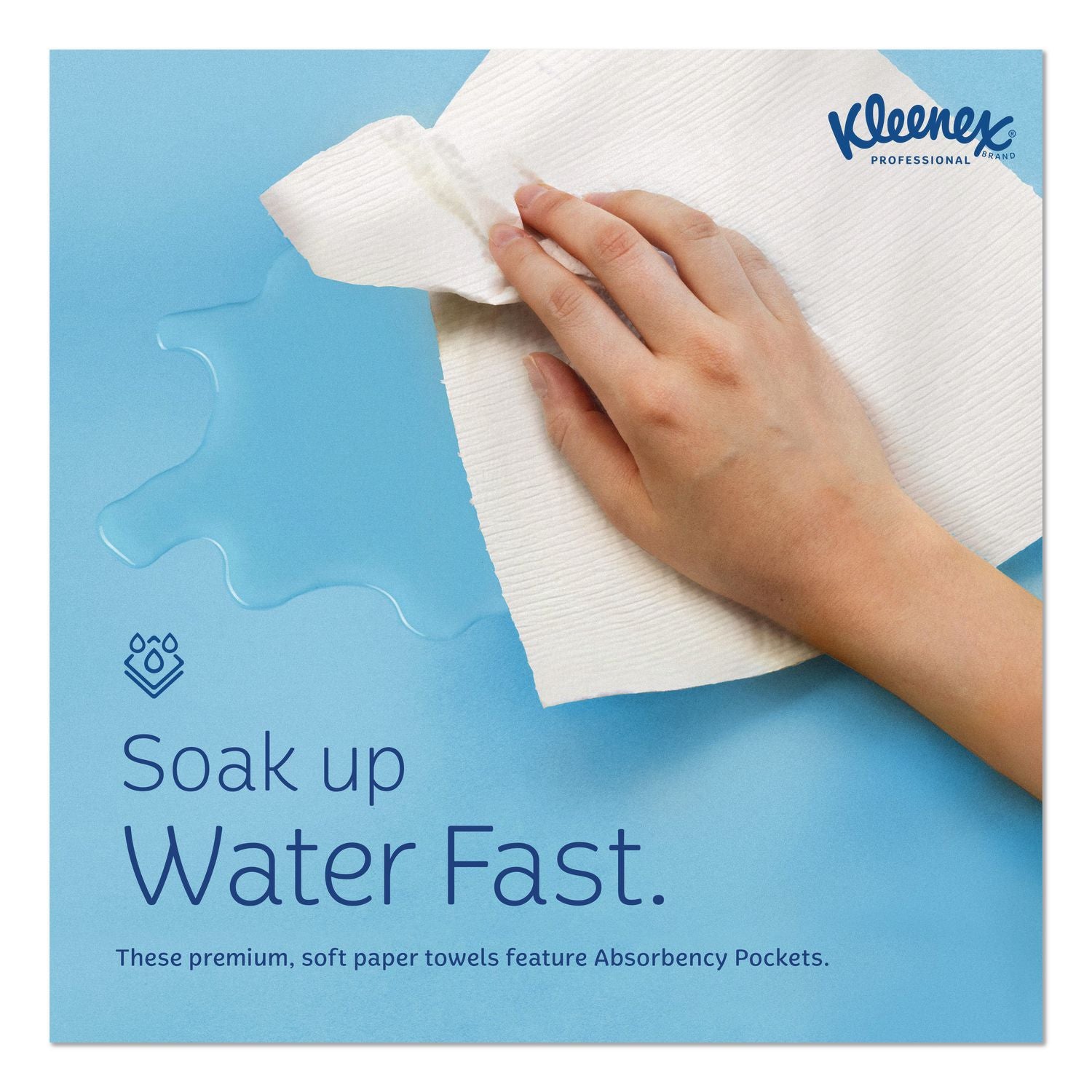 Hard Roll Paper Towels with Premium Absorbency Pockets, 1-Ply, 8" x 600 ft, 1.75" Core, White, 6 Rolls/Carton