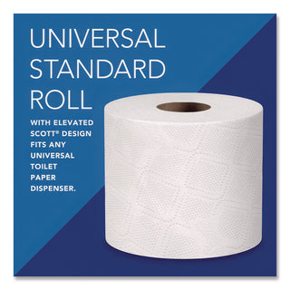 Essential Standard Roll Bathroom Tissue, Septic Safe, 2-Ply, White, 550 Sheets/Roll, 40 Rolls/Carton