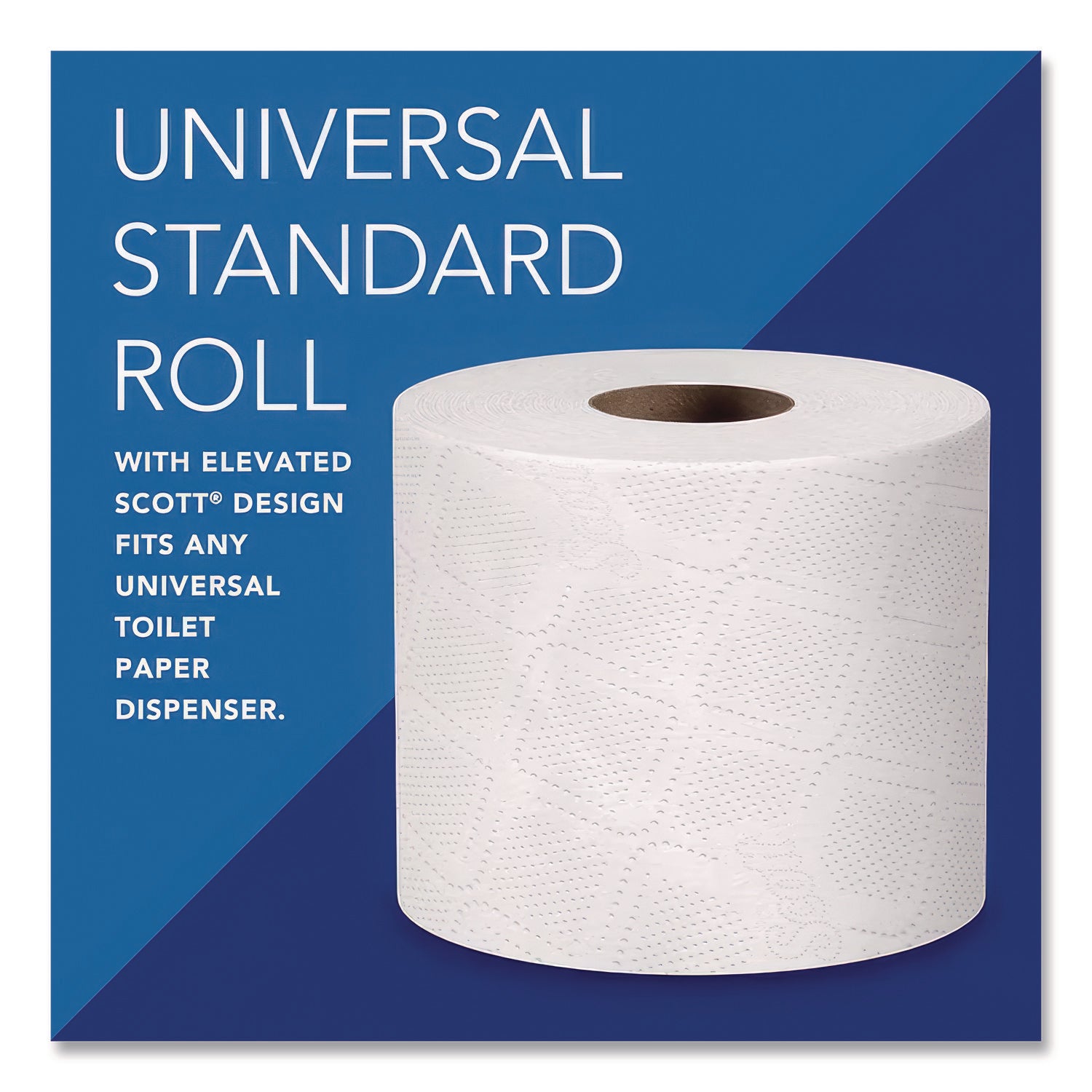 Essential Standard Roll Bathroom Tissue, Septic Safe, 2-Ply, White, 550 Sheets/Roll, 40 Rolls/Carton