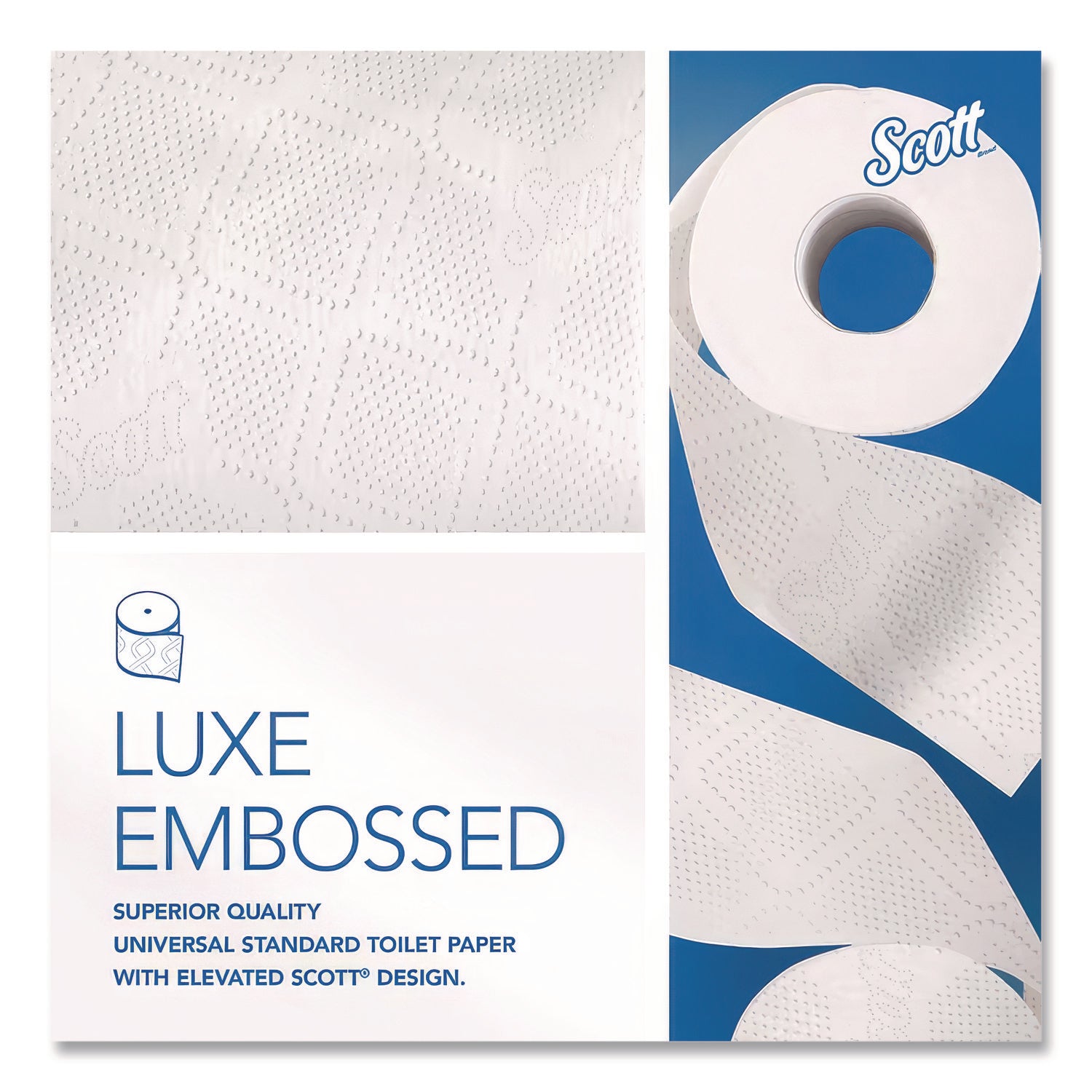 Essential Standard Roll Bathroom Tissue, Septic Safe, 2-Ply, White, 550 Sheets/Roll, 40 Rolls/Carton