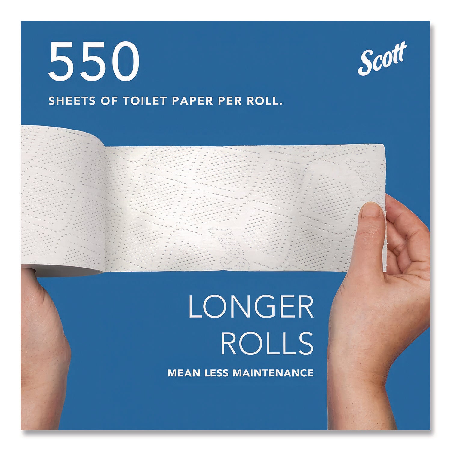 Essential Standard Roll Bathroom Tissue, Septic Safe, 2-Ply, White, 550 Sheets/Roll, 40 Rolls/Carton
