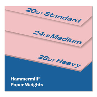 Fore Multipurpose Print Paper, 20 lb Bond Weight, 8.5 x 14, Pink, 500/Ream
