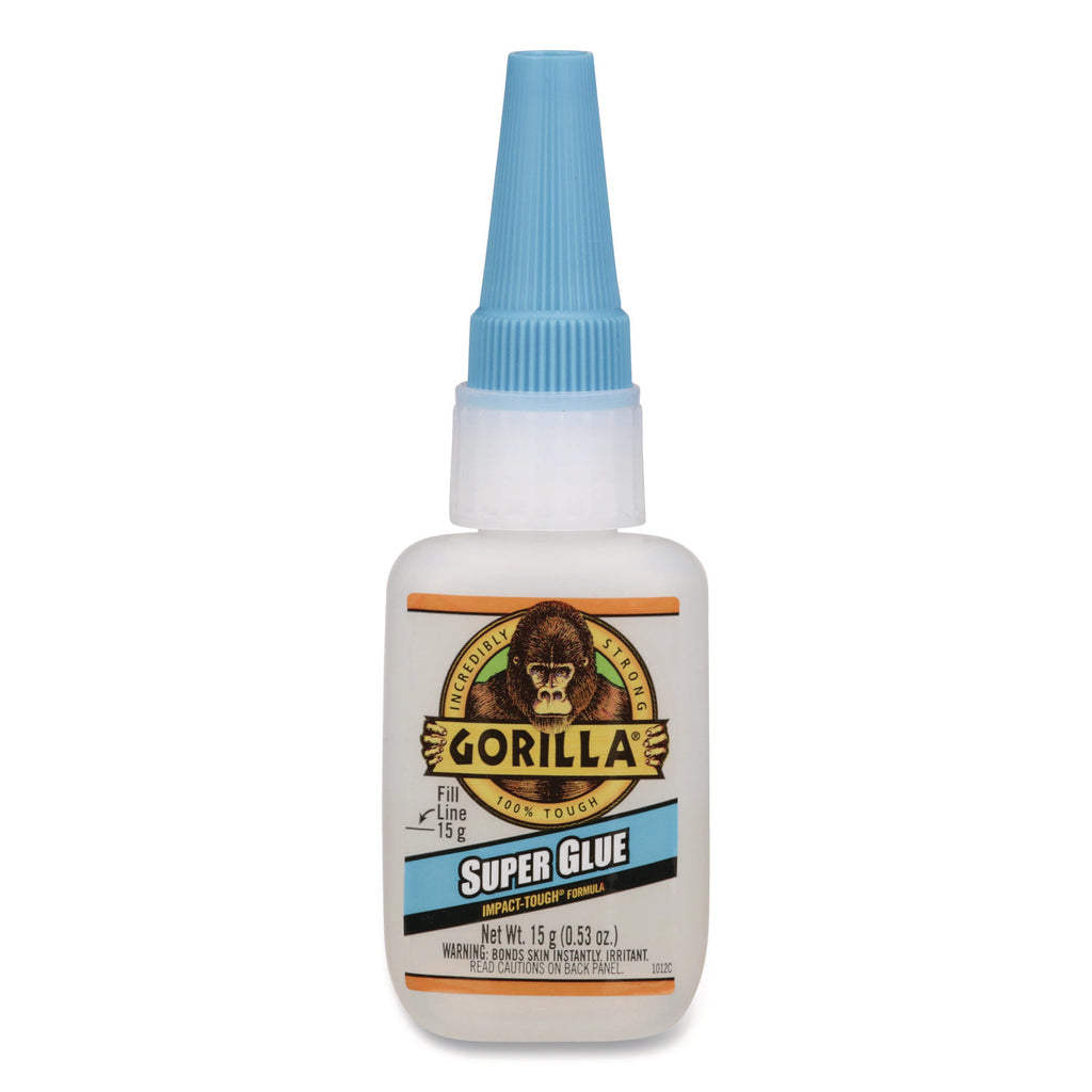 Super Glue, 0.53 oz, Dries Clear