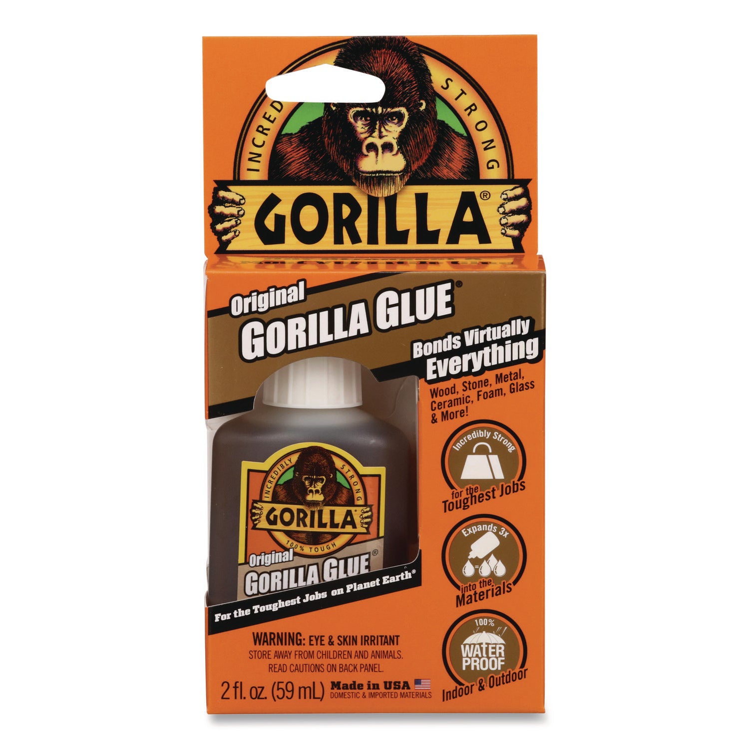Original Formula Glue, 2 oz, Dries Light Brown