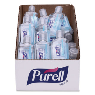 Advanced Hand Sanitizer Refreshing Gel, 1 oz Flip-Cap Bottle with Display Bowl, Clean Scent, 36/Bowl