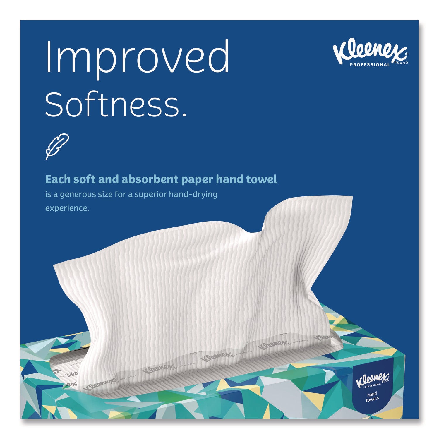 Hand Towels, POP-UP Box, Cloth, 1-Ply, 9 x 10.5, Unscented, White, 120/Box, 18 Boxes/Carton
