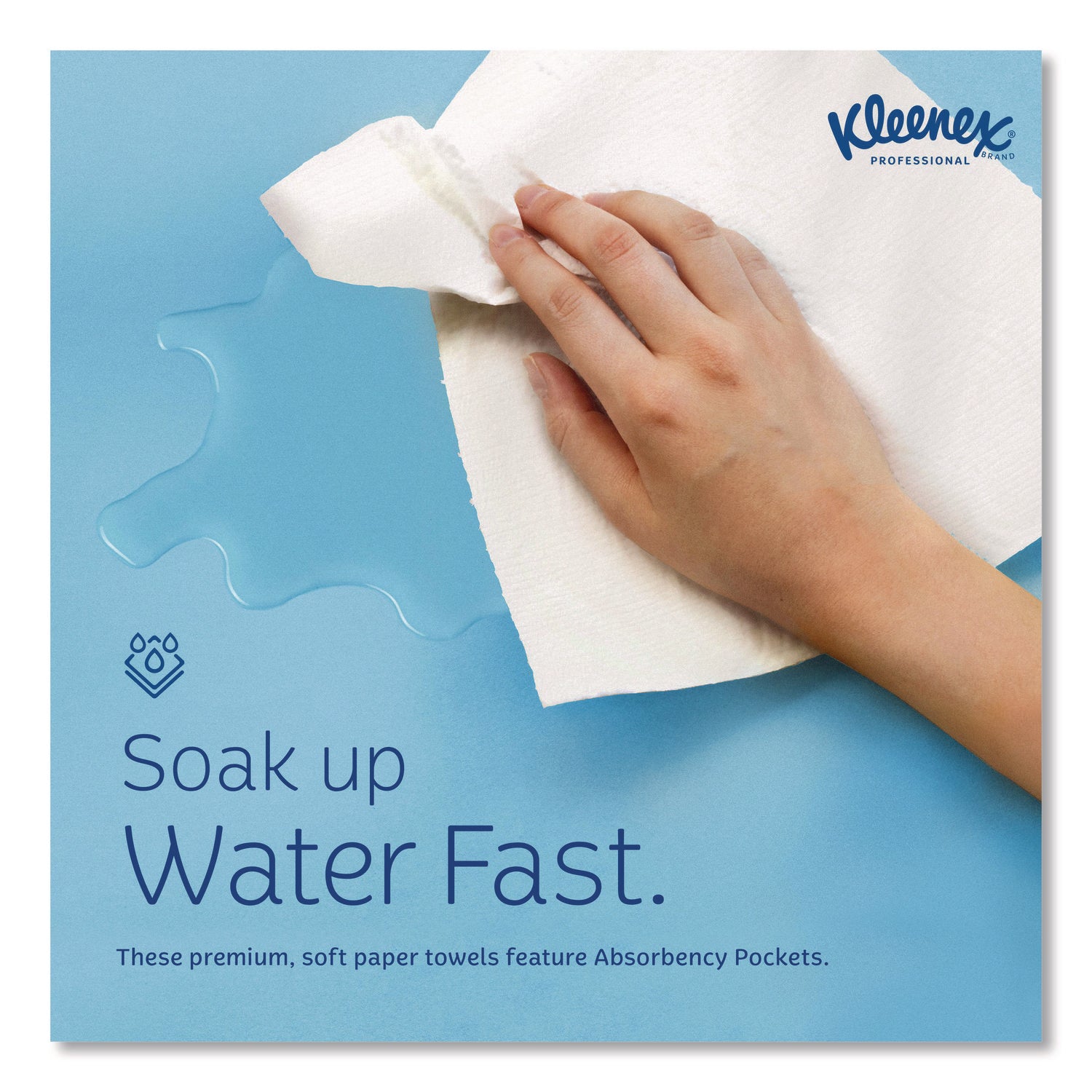 Hand Towels, POP-UP Box, Cloth, 1-Ply, 9 x 10.5, Unscented, White, 120/Box, 18 Boxes/Carton