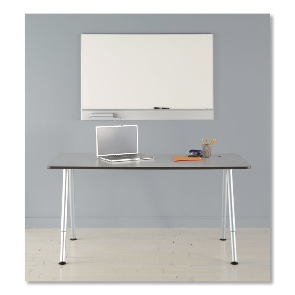Polarity Magnetic Dry Erase White Board, 48 x 32, White Surface, Silver Aluminum Frame
