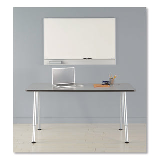 Polarity Magnetic Dry Erase White Board, 48 x 32, White Surface, Silver Aluminum Frame