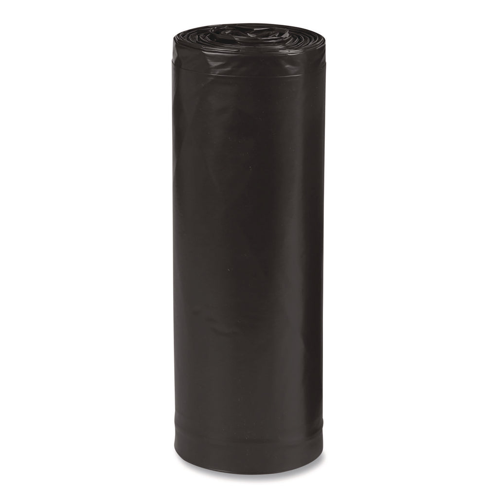 Linear Low Density Large Trash and Yard Bags, 33 gal, 0.9 mil, 32.5" x 40", Black, 80/Carton