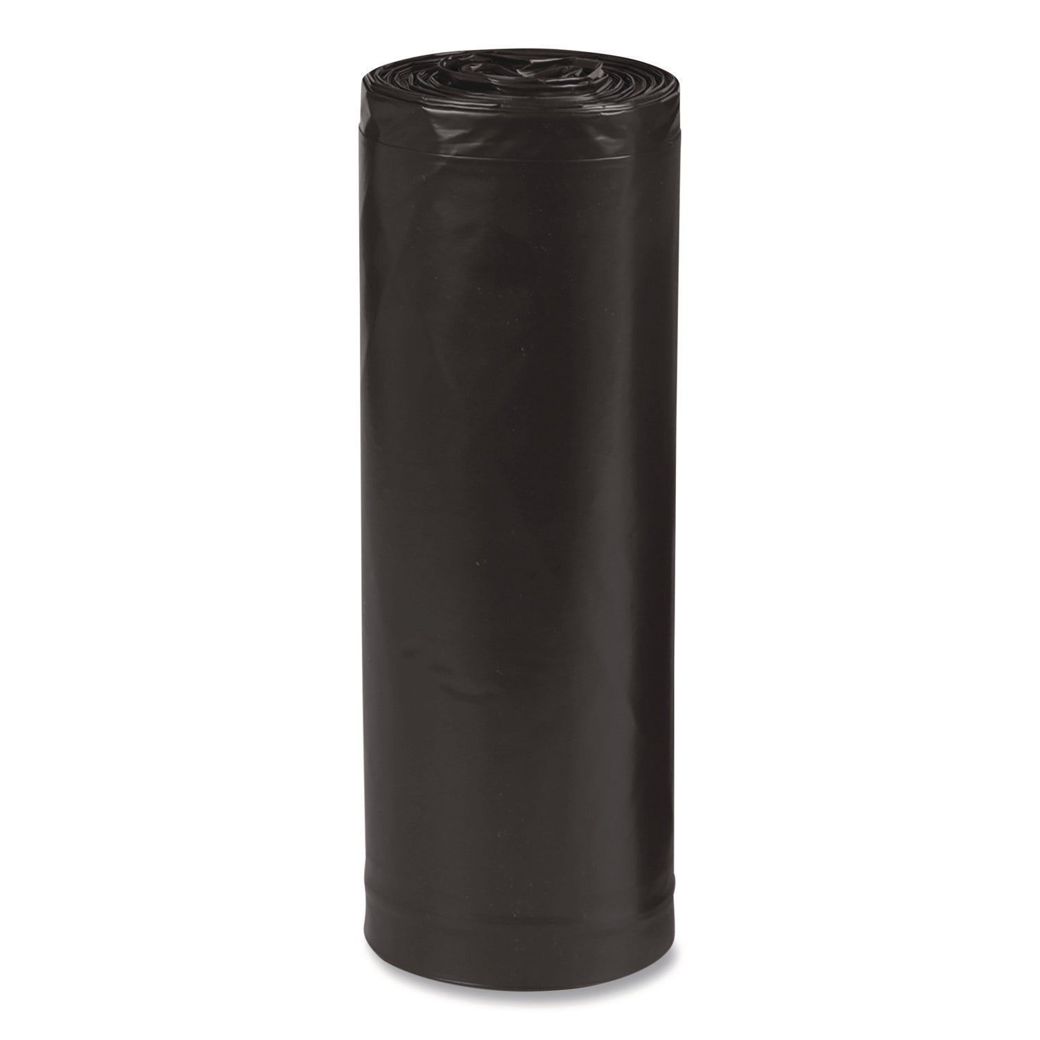 Linear Low Density Large Trash and Yard Bags, 33 gal, 0.9 mil, 32.5" x 40", Black, 80/Carton