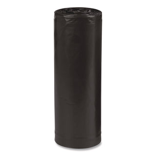 Linear Low Density Large Trash and Yard Bags, 33 gal, 0.9 mil, 32.5" x 40", Black, 80/Carton