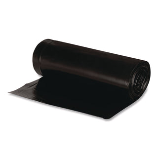 Linear Low Density Recycled Can Liners, 10 gal, 0.85 mil, 24" x 23", Black, 25 Bags/Roll, 20 Rolls/Carton