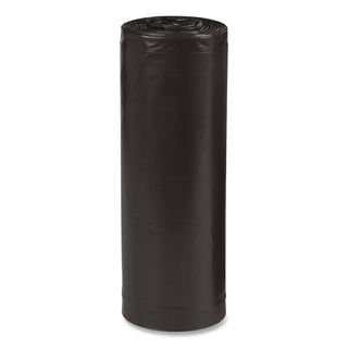 Linear Low Density Recycled Can Liners, 16 gal, 0.85 mil, 24" x 33", Black, 25 Bags/Roll, 20 Rolls/Carton