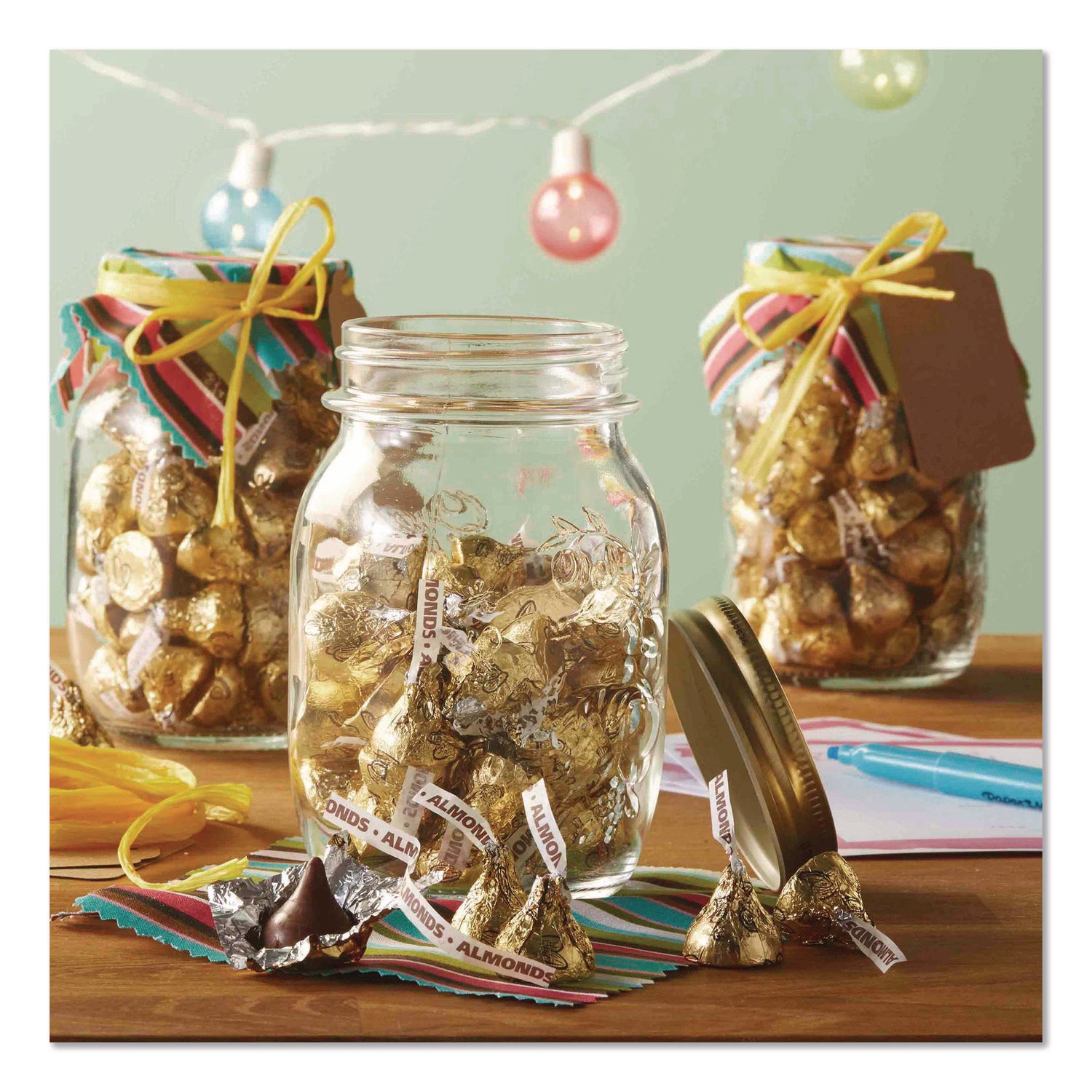KISSES Milk Chocolate with Almonds, Party Pack, 32 oz Bag, Ships in 1-3 Business Days