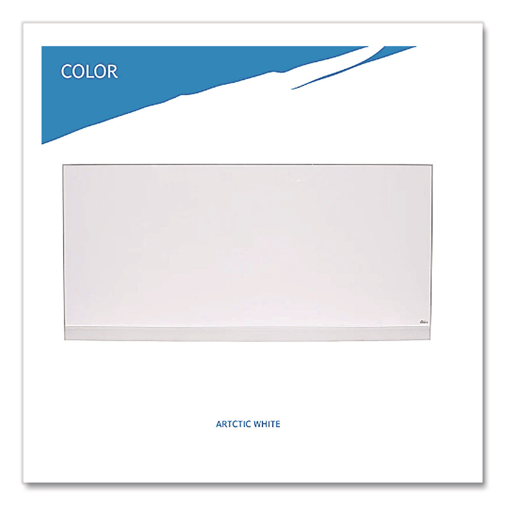 Polarity Magnetic Dry Erase White Board, 48 x 32, White Surface, Silver Aluminum Frame