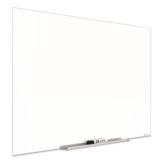 InvisaMount Magnetic Glass Marker Board, 50 x 28, White Surface