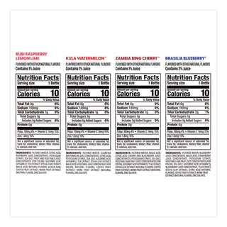 Antioxidant Infused Beverage, Variety Pack, 18 oz Bottle, 15/Carton, Ships in 1-3 Business Days