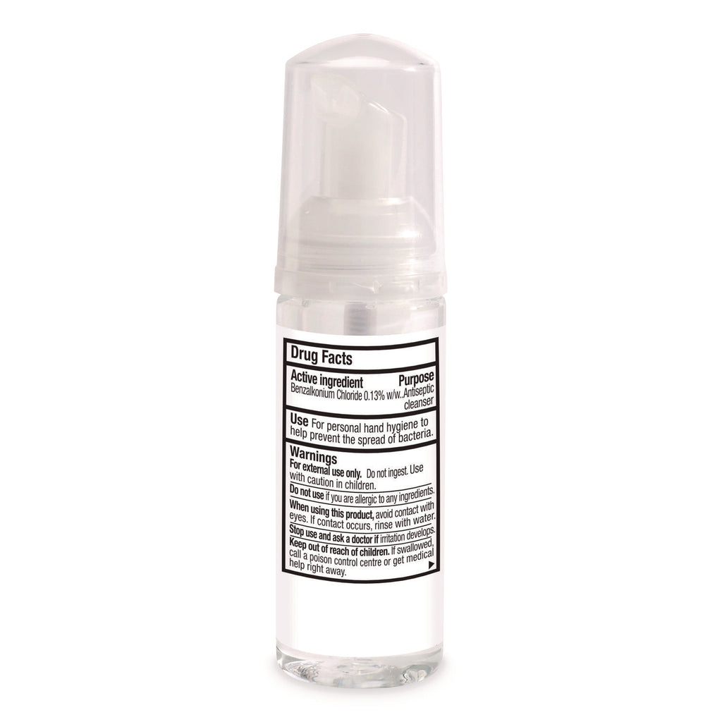 Alcohol-Free Foam Hand Sanitizer, 1.5 oz Pump Bottle, Unscented