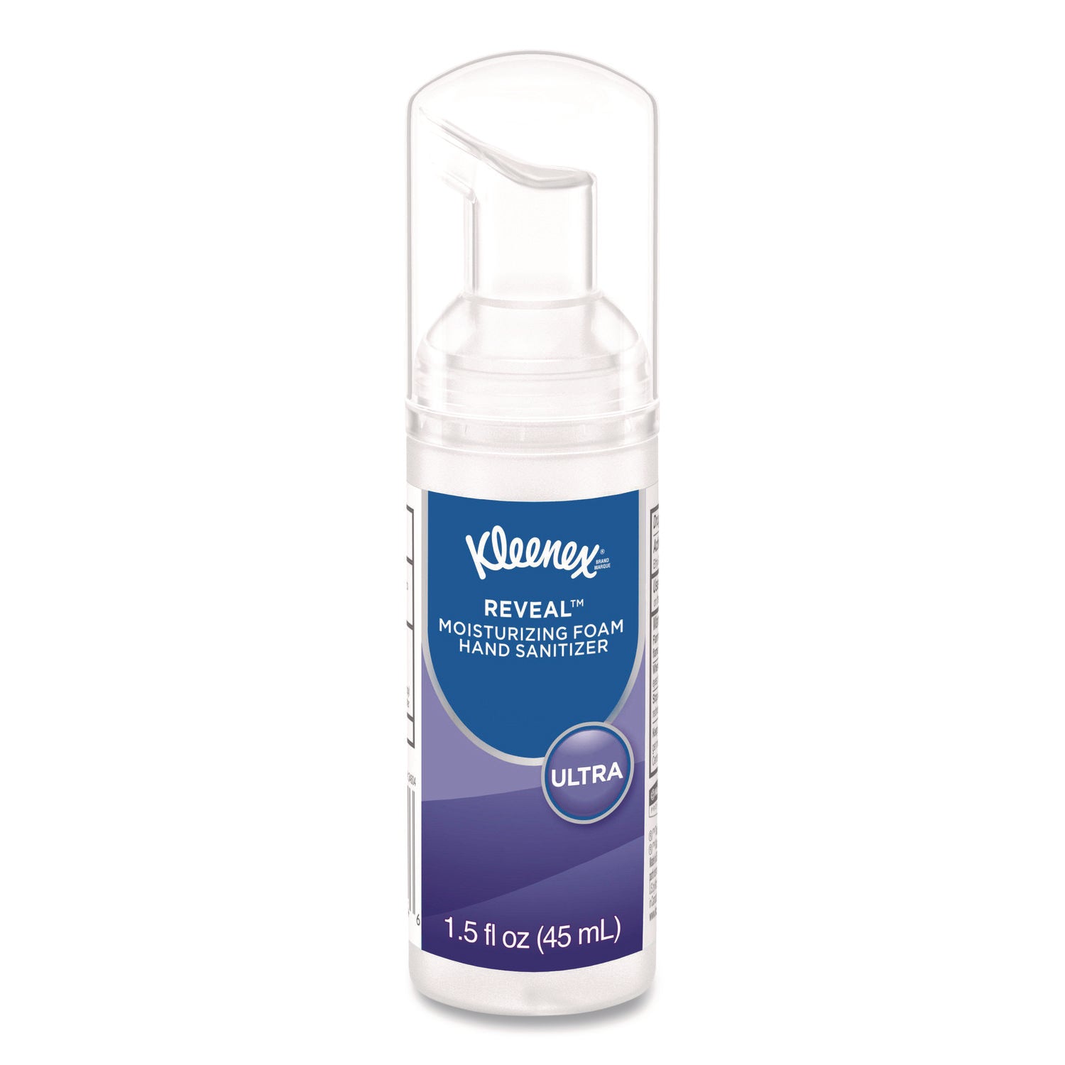 Ultra Moisturizing Foam Hand Sanitizer, 1.5 oz Pump Bottle, Unscented