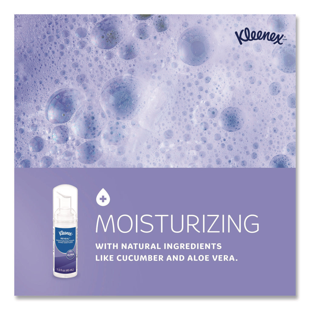 Ultra Moisturizing Foam Hand Sanitizer, 1.5 oz Pump Bottle, Unscented