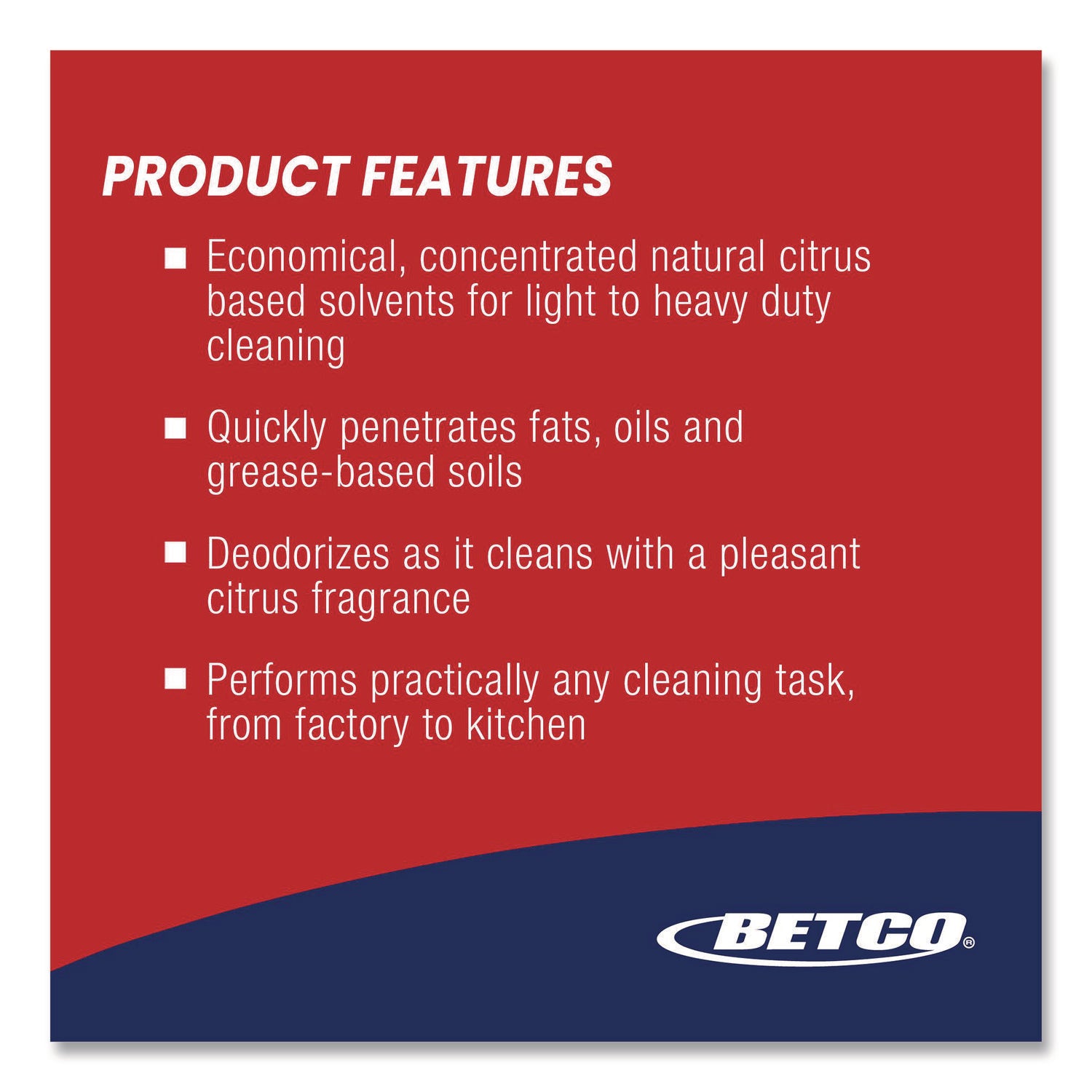 Betco Citrus Chisel Cleaner/Degreaser