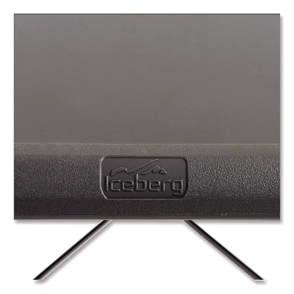 IndestrucTable Industrial Folding Table, Rectangular, 60" x 30" x 29", Charcoal