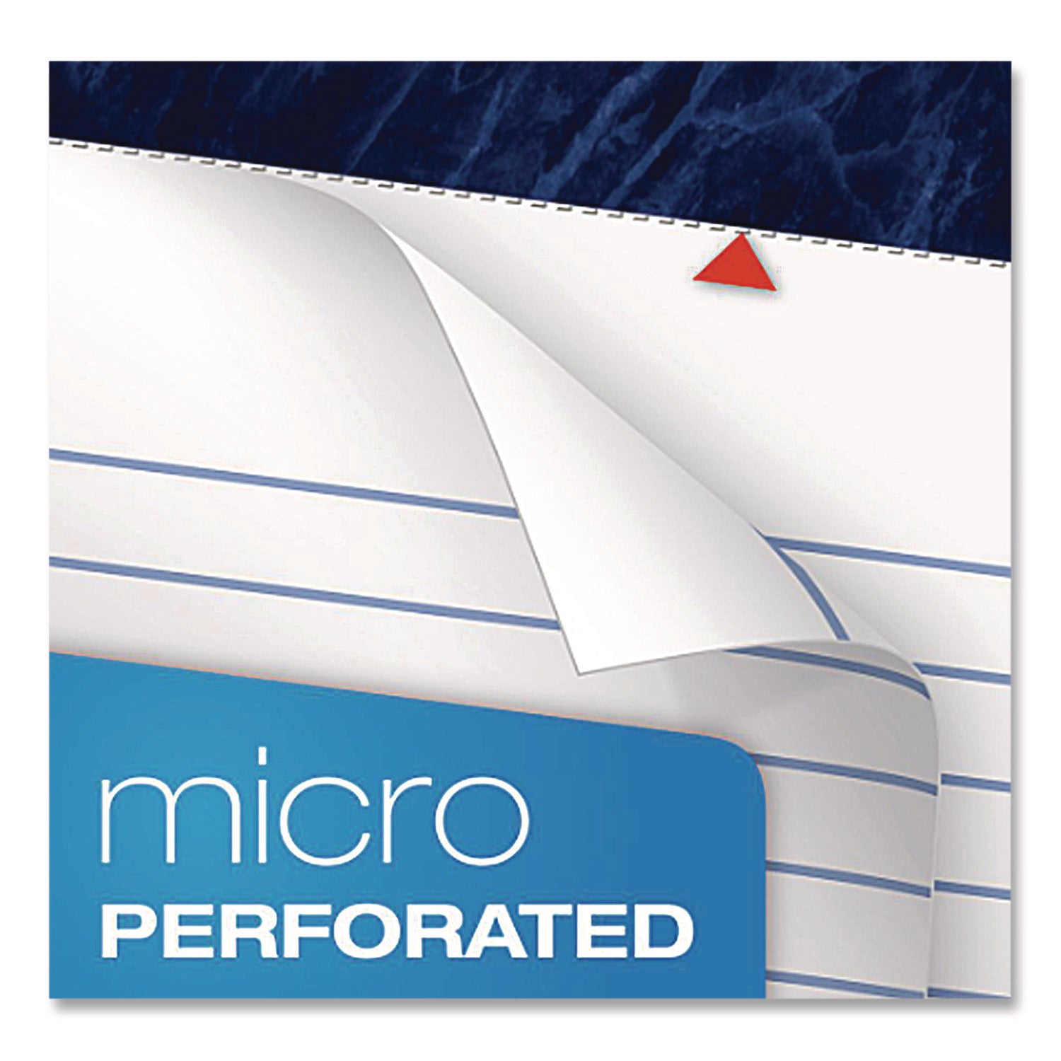 Gold Fibre Writing Pads, Narrow Rule, 50 White 8.5 x 11.75 Sheets, Dozen