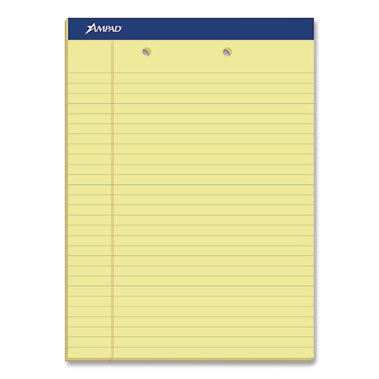 Ampad Perforated Ruled Pads, Sold as 1 Dozen, 12 Each per Dozen