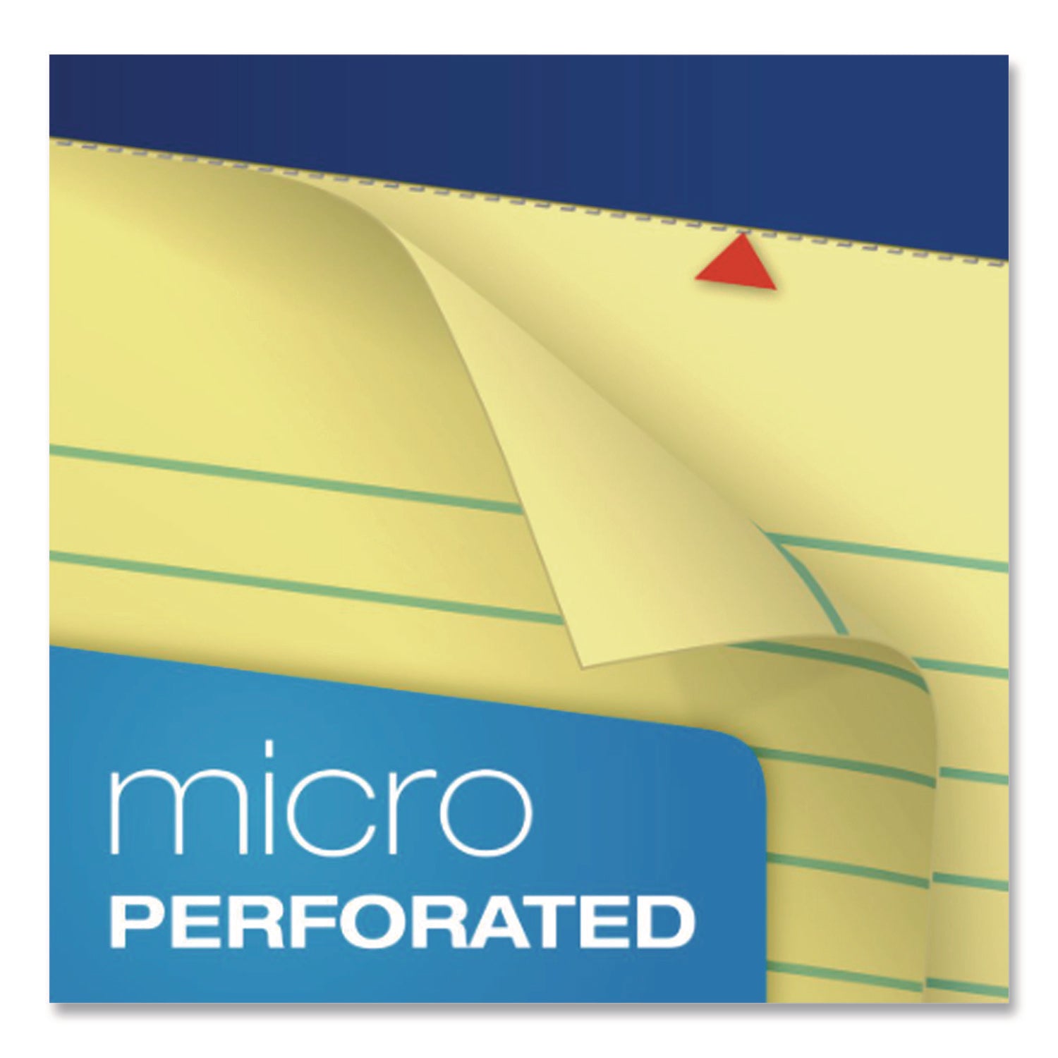 Ampad Perforated Ruled Pads, Sold as 1 Dozen, 12 Each per Dozen